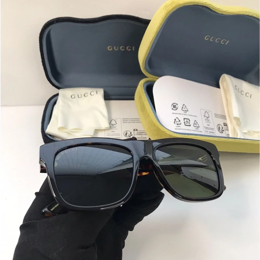 New AUTHENTIC Unisex Gg0158sn 54mm Sunglasses